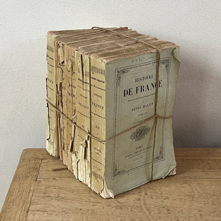 Antique French Five Book Bundle