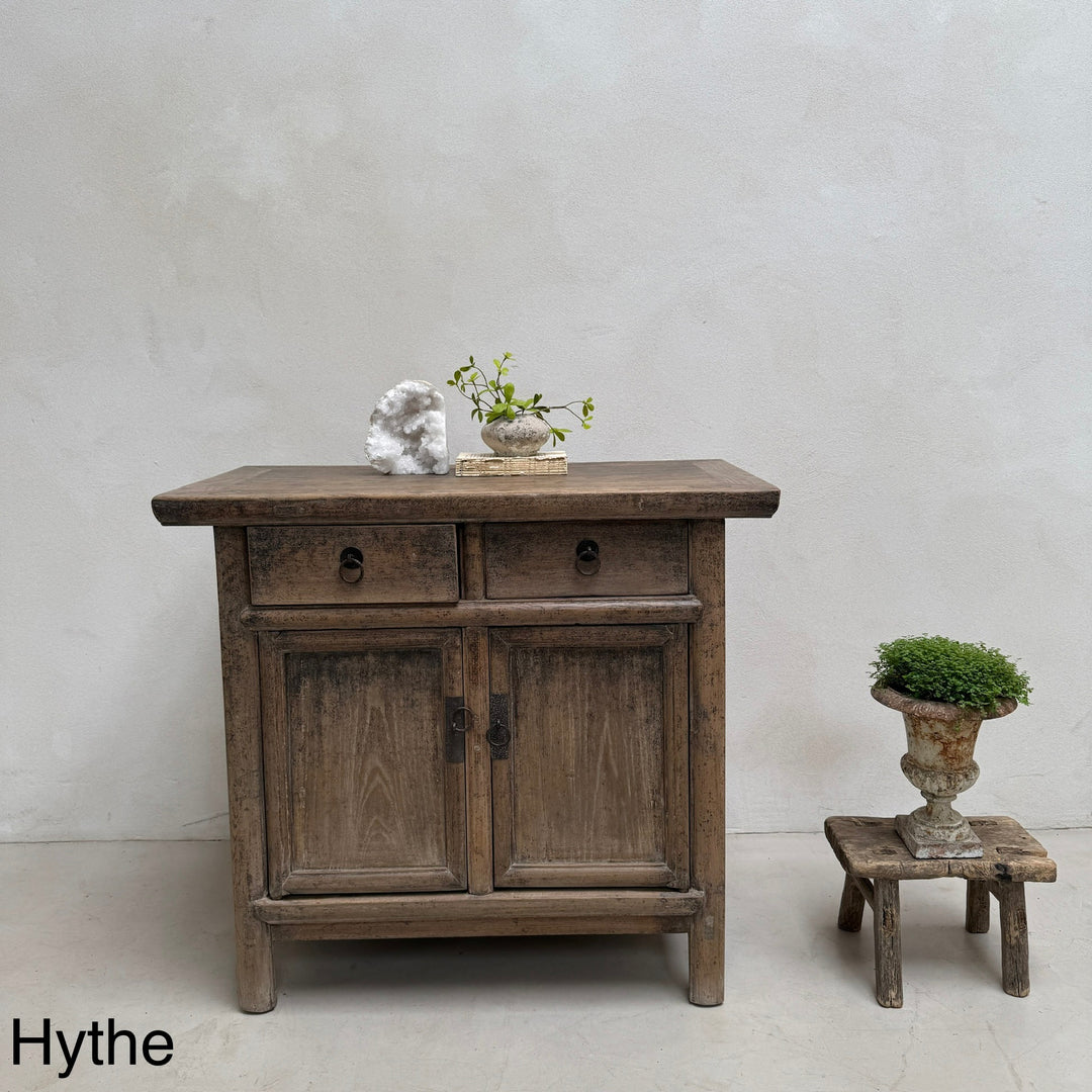 Small Antique Elm Cupboards