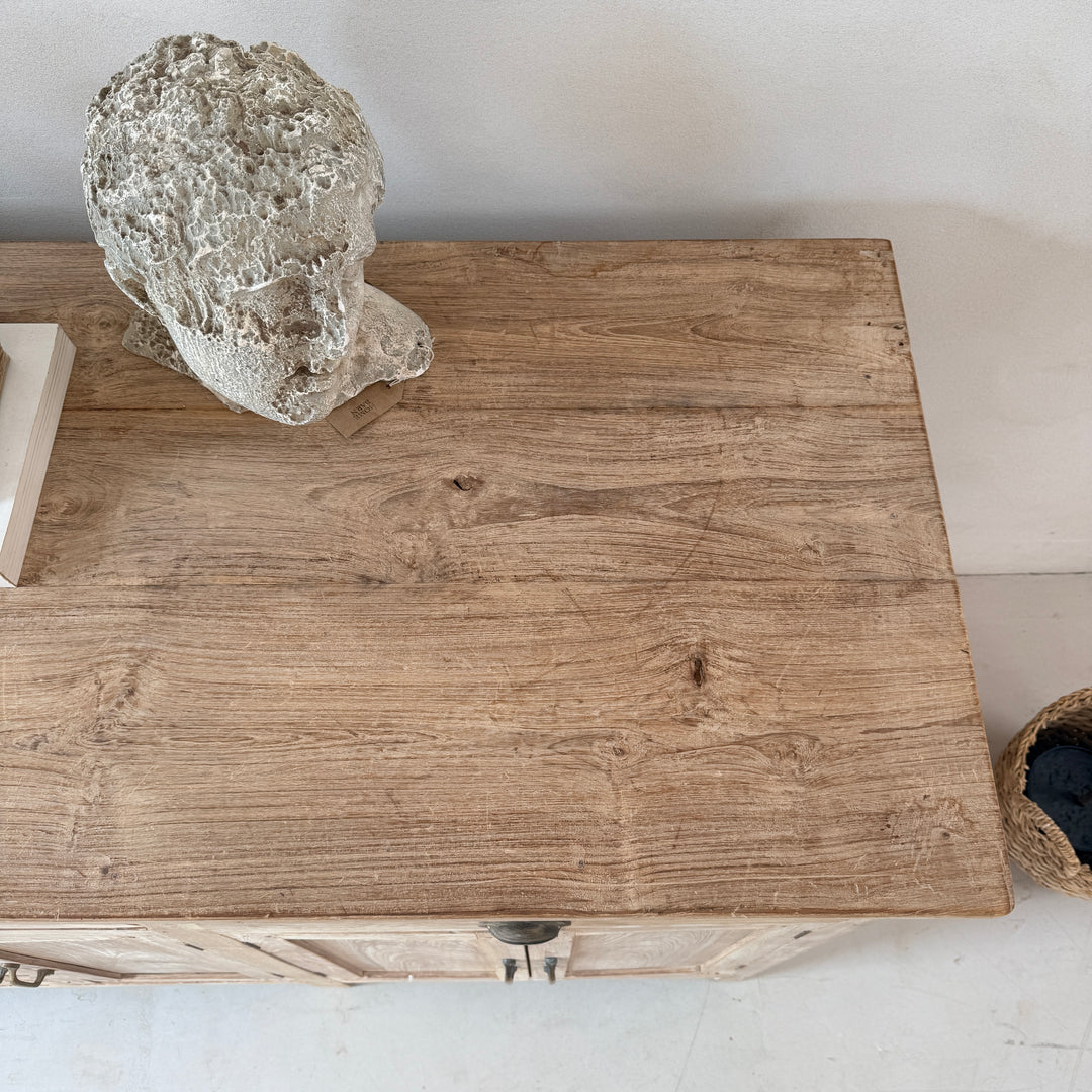 Vintage Whitewashed School Laboratory Cupboard – Albert