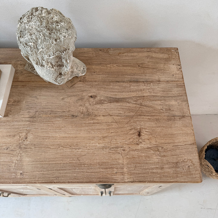 Vintage Whitewashed School Laboratory Cupboard – Albert