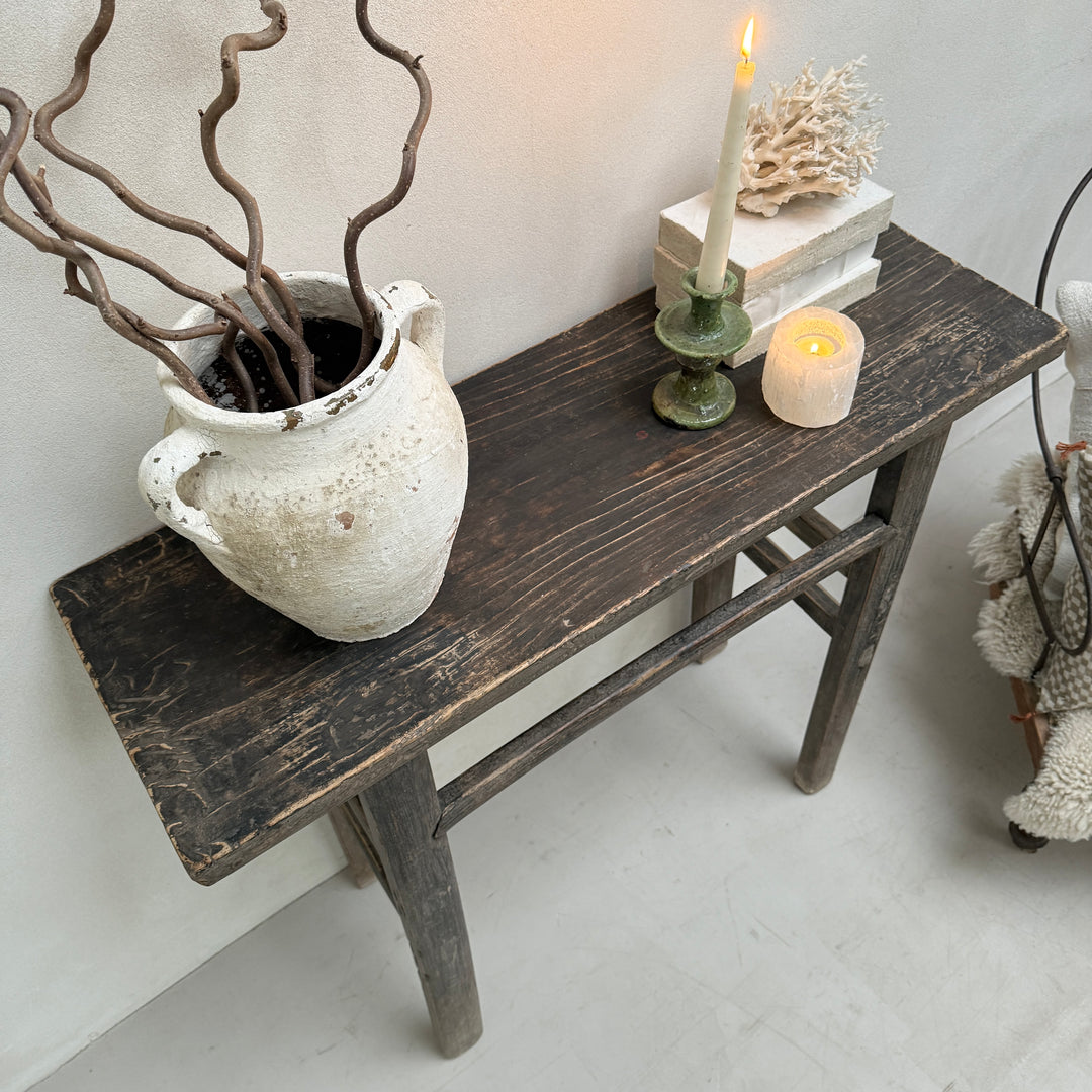 Small Black Antique Console Table | Bowbrook