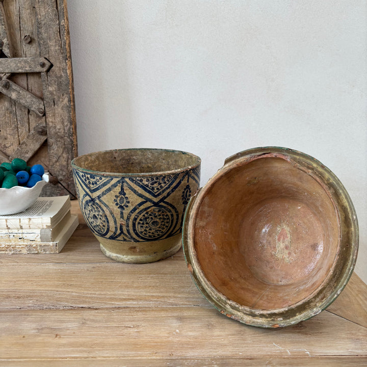 Antique Moroccan Safi Jubbaha Pot | Safi