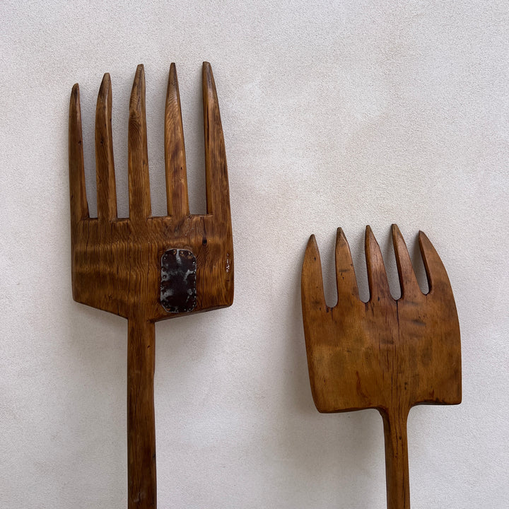 Antique Wooden Pitchforks