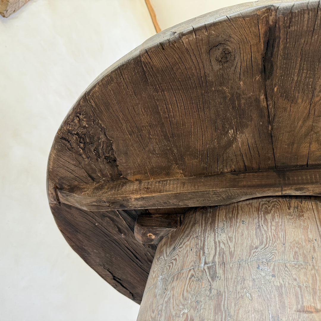 Rustic Timber Round Dining Table | Harrogate