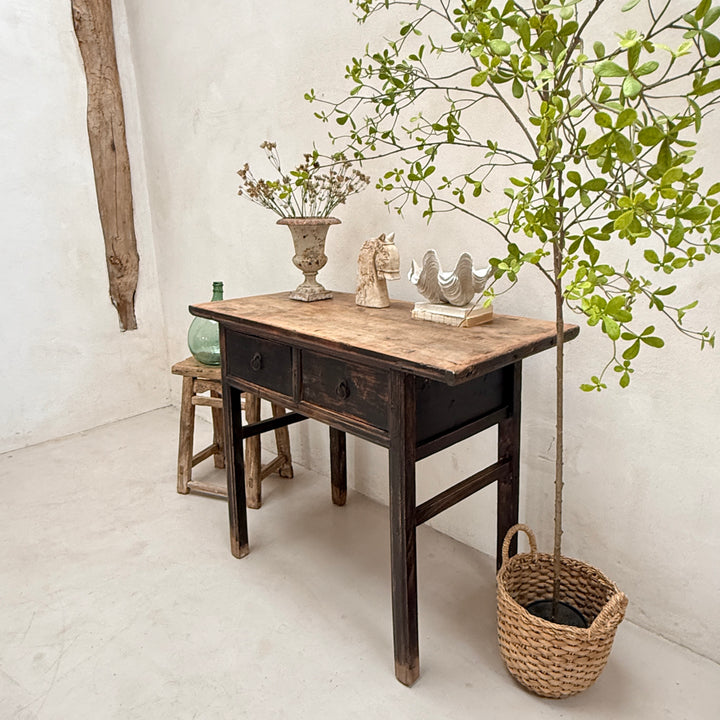 Antique Black Console Table | Blenheim