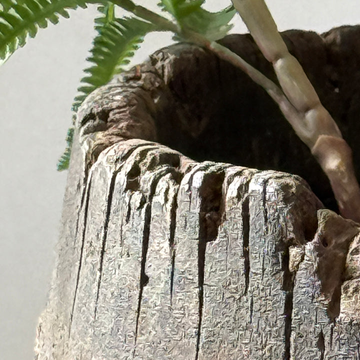Antique African Wooden Grain Pot
