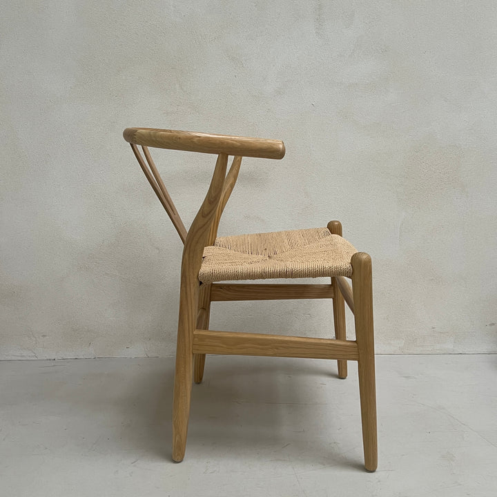 Danish chair with rush seat