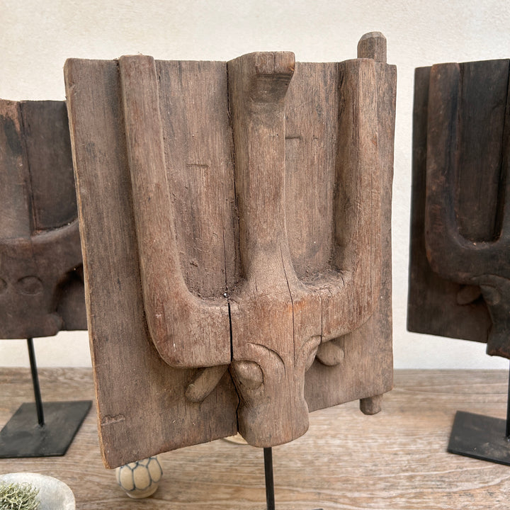 Small Antique Sumba Handcarved Panel | Budi