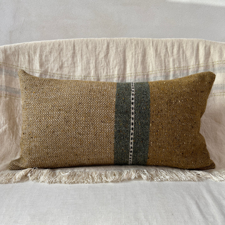 Woven striped Bolster cushion Mojave