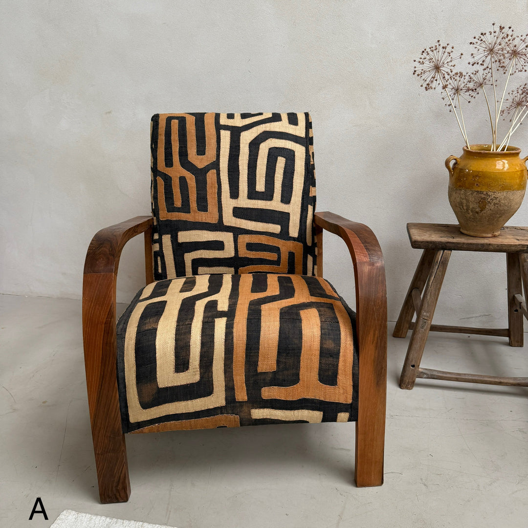 Antique Moroccan Abacca Armchair