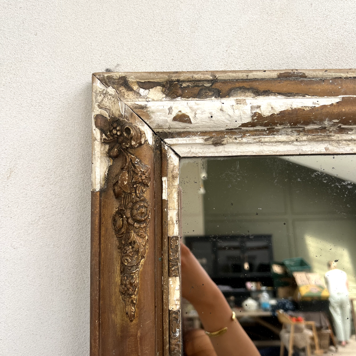 Antique French Ornate Mirror