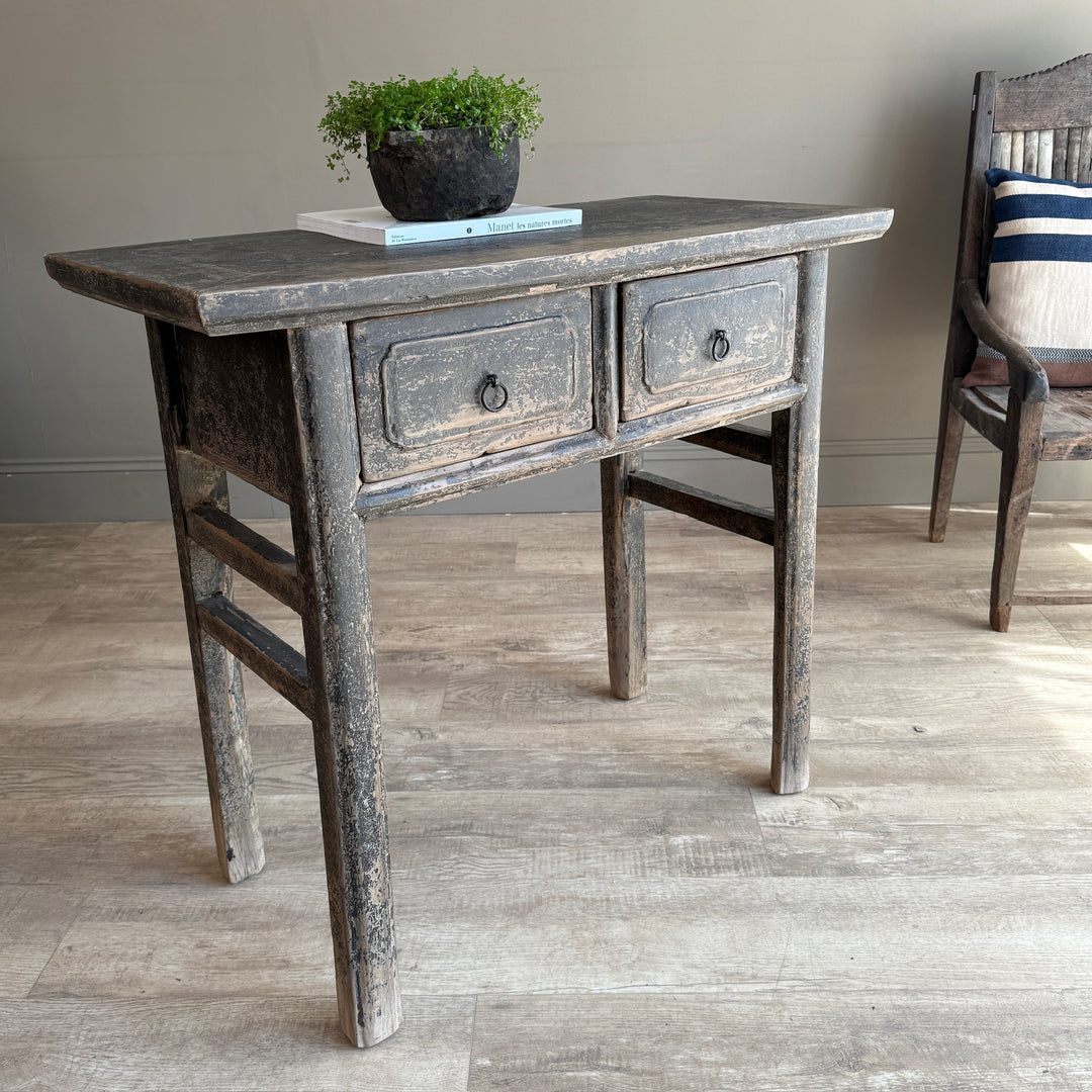 Antique Black Console Table | Winchcombe