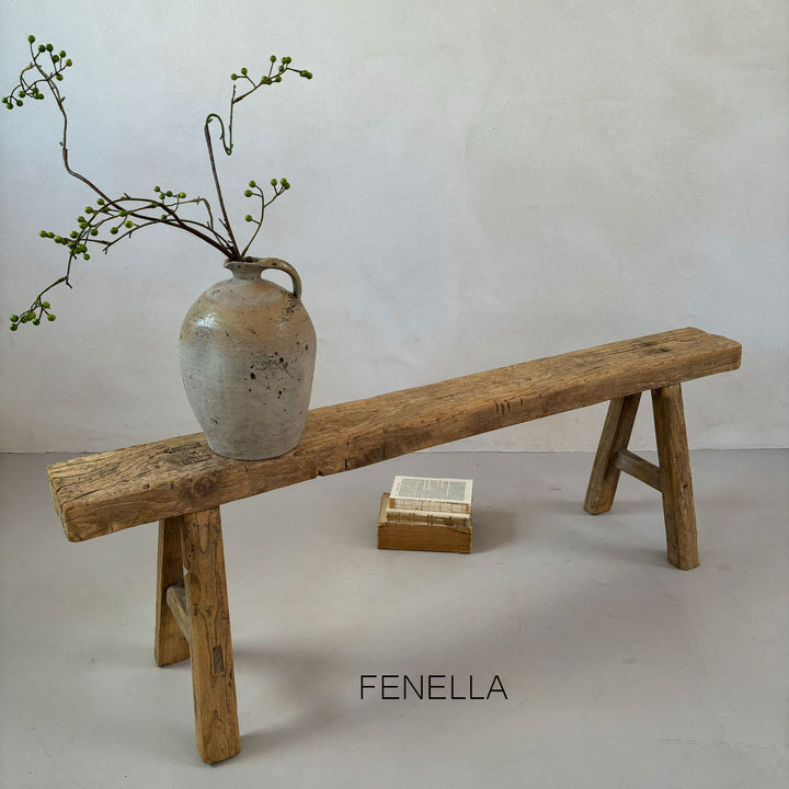 Extra Long Rustic Antique Bench | 122 to 150cm long