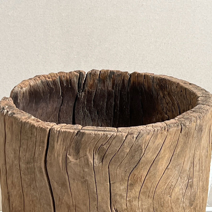 Antique wooden mortar XL | Forrest