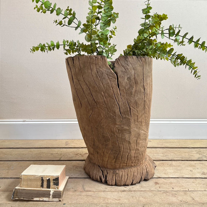 Antique wooden mortar XL | Forrest