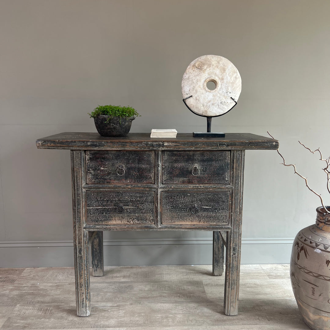 Antique Black Console Table | Snowshill