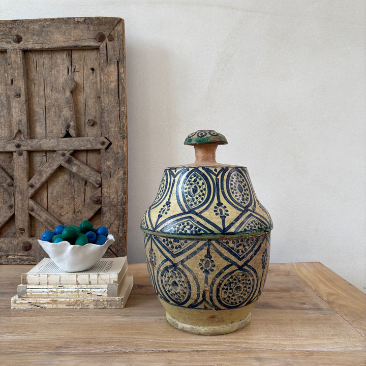 Antique Moroccan Safi Jubbaha Pot | Safi