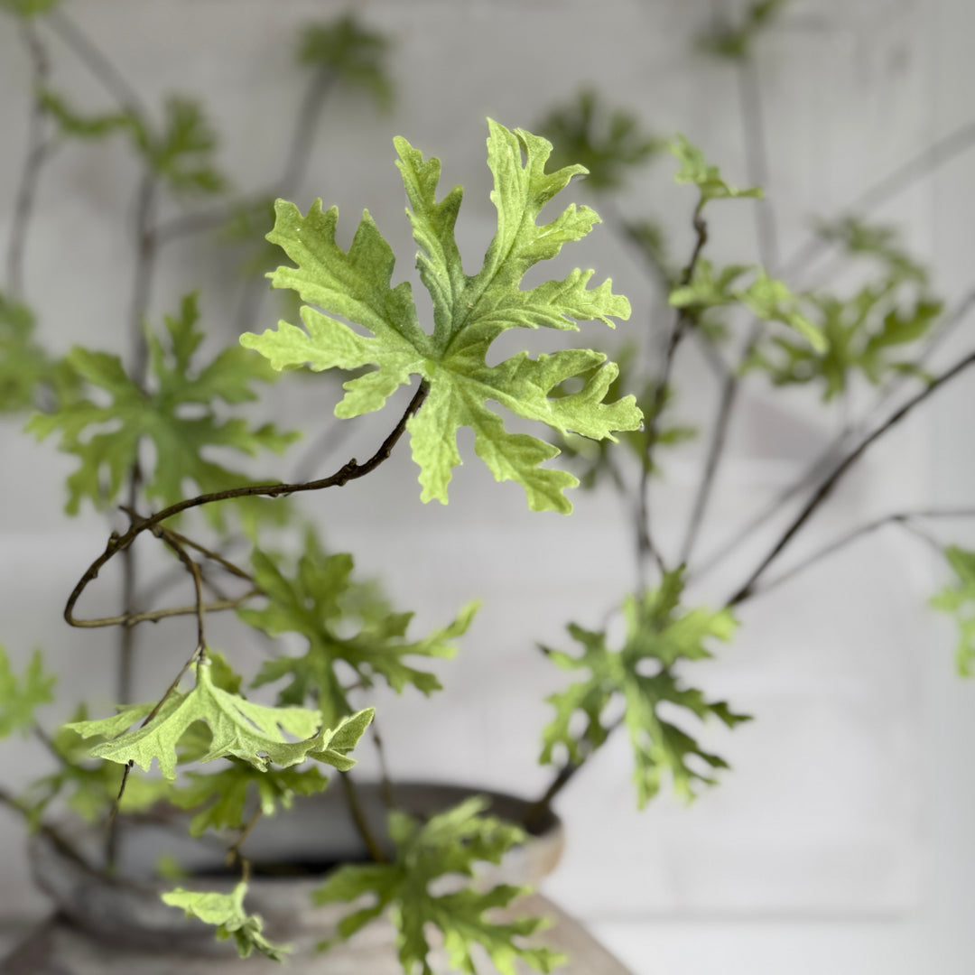 Faux Geranium Pelargonium spray 117cm