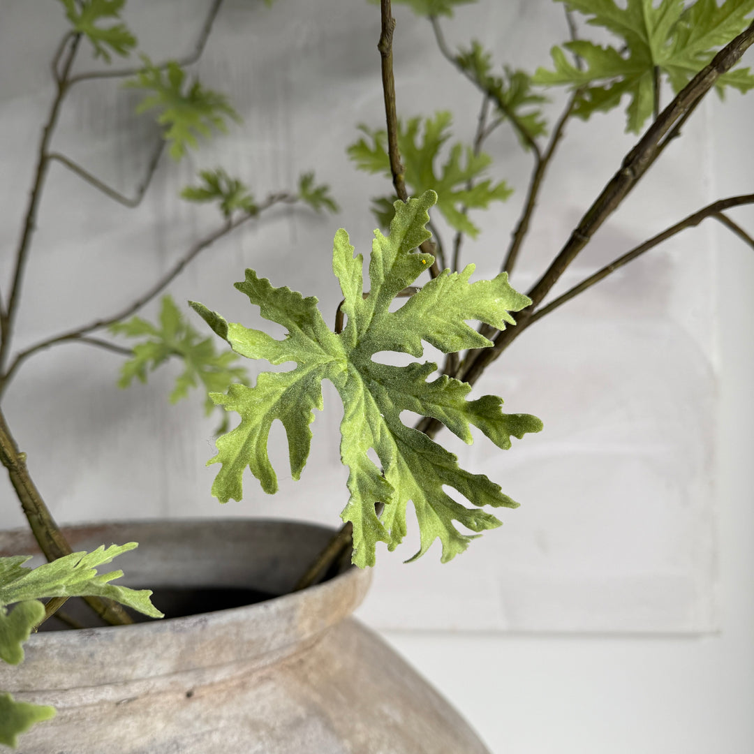 Faux Geranium Pelargonium spray 117cm