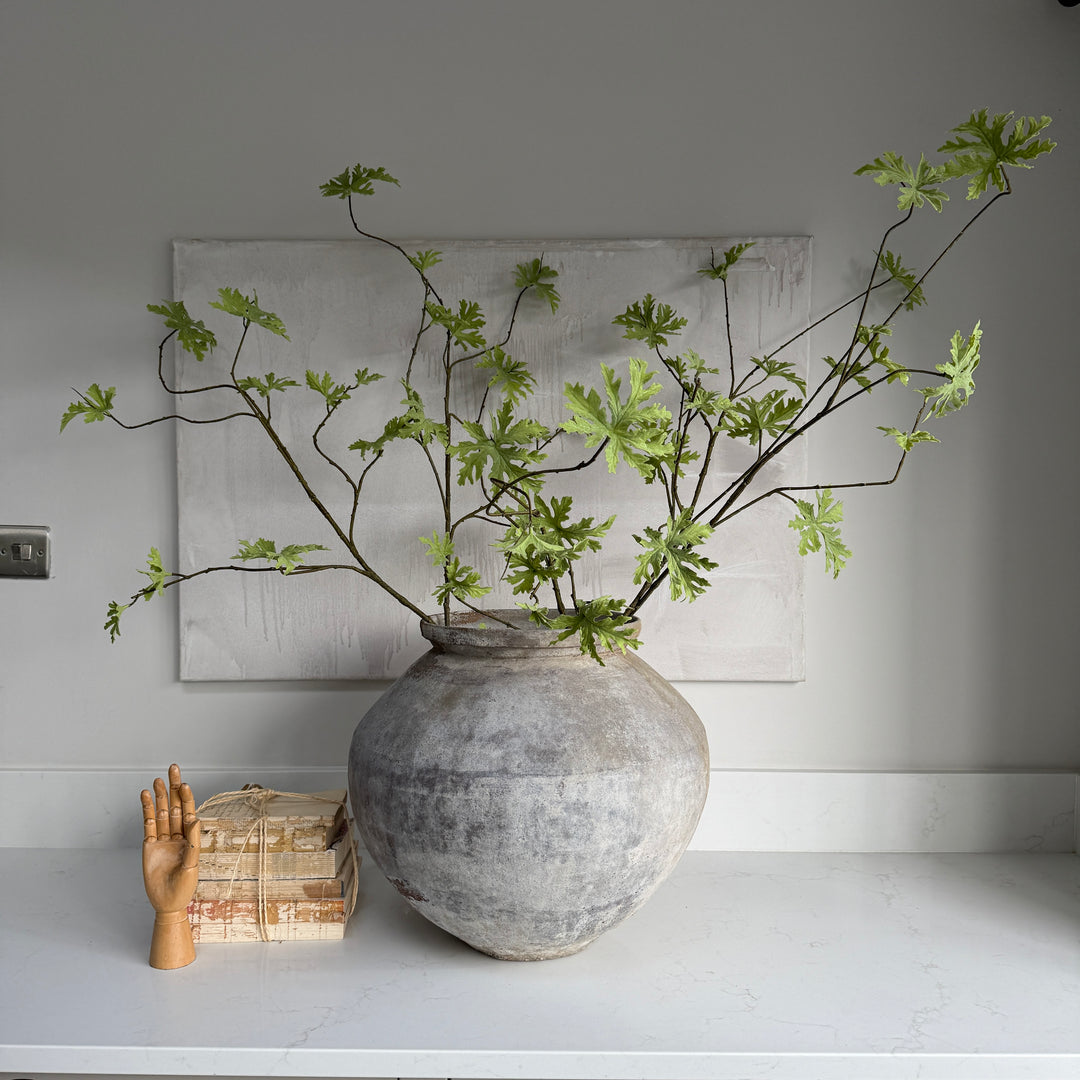 Faux Geranium Pelargonium spray 117cm