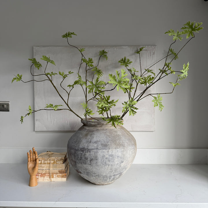 Faux Geranium Pelargonium spray 117cm