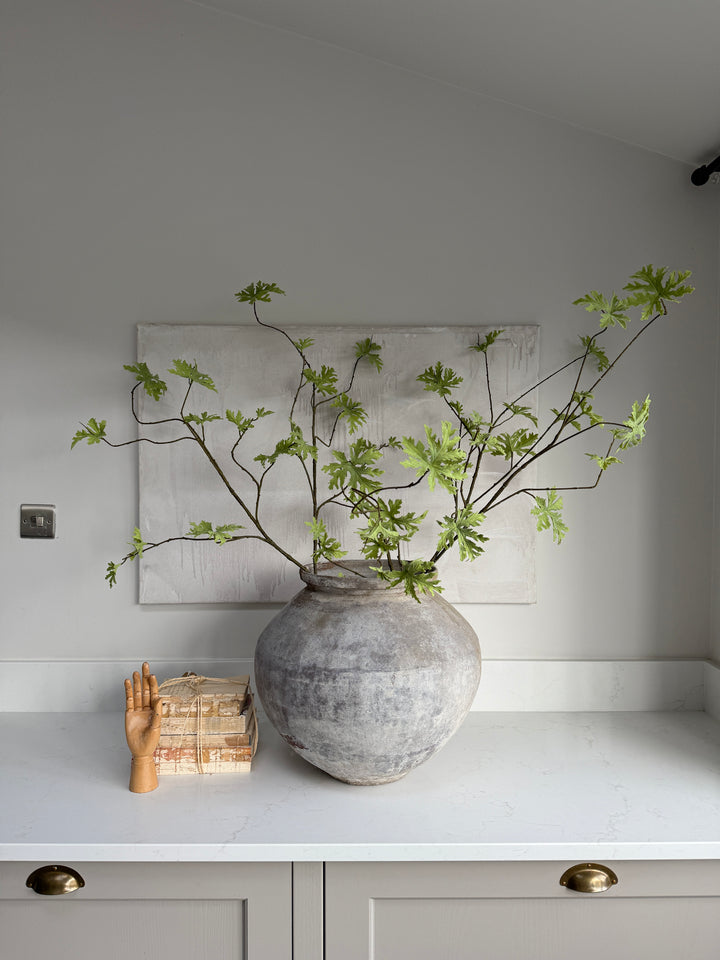 Faux Geranium Pelargonium spray 117cm