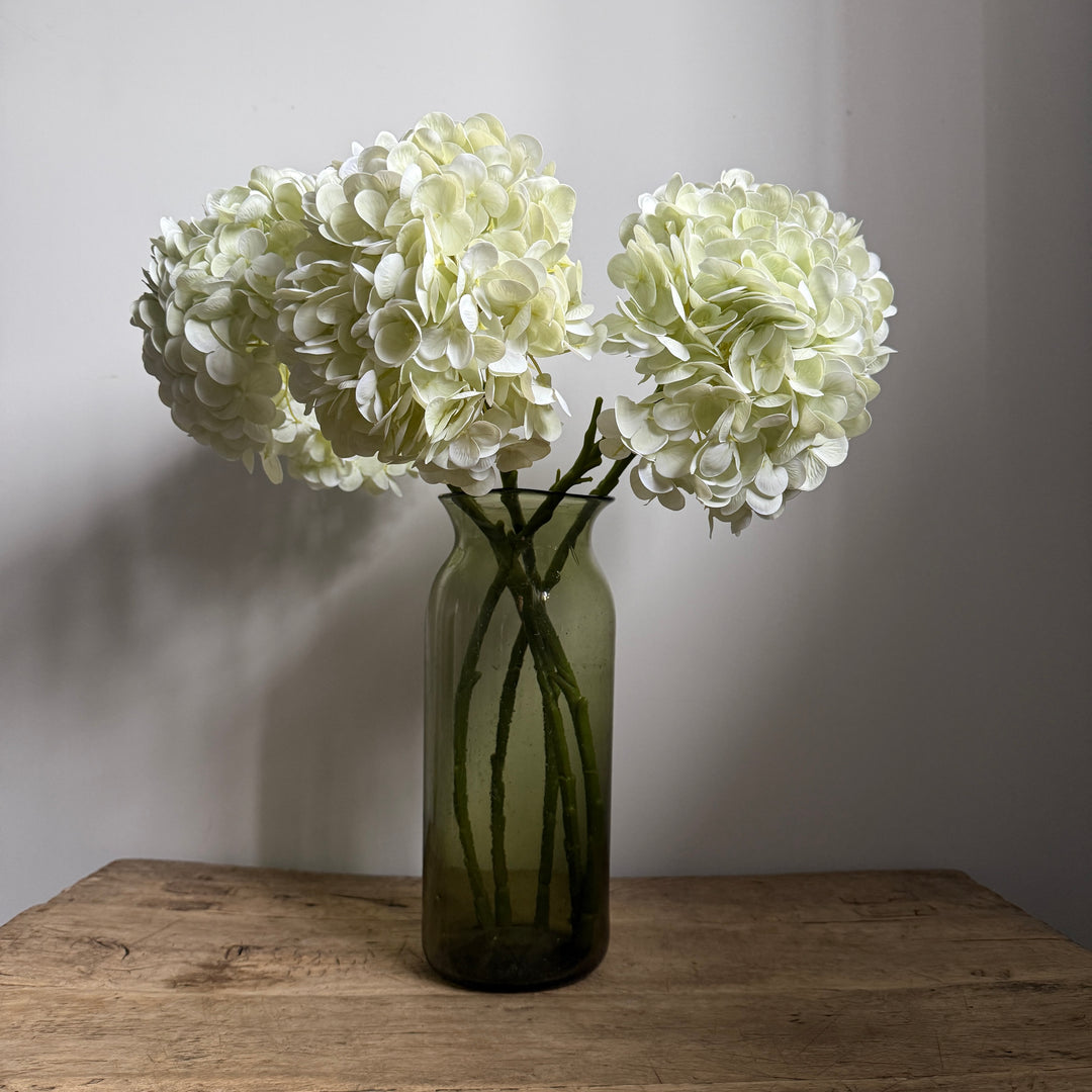 Faux single Hydrangea 47cm