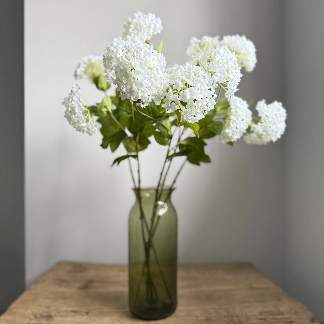 Faux snowball spray white 62cm