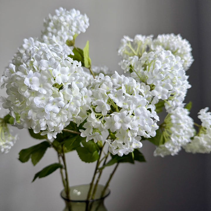 Faux snowball spray white 62cm