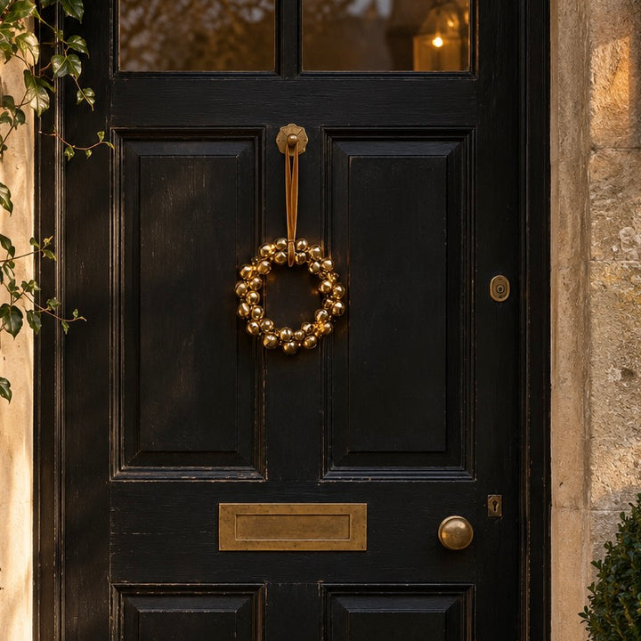 Brass Bell Christmas Wreath | 18cm