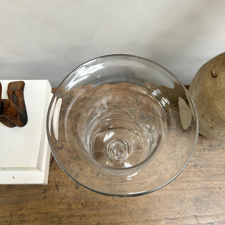 Footed Glass Vase | Adelaide