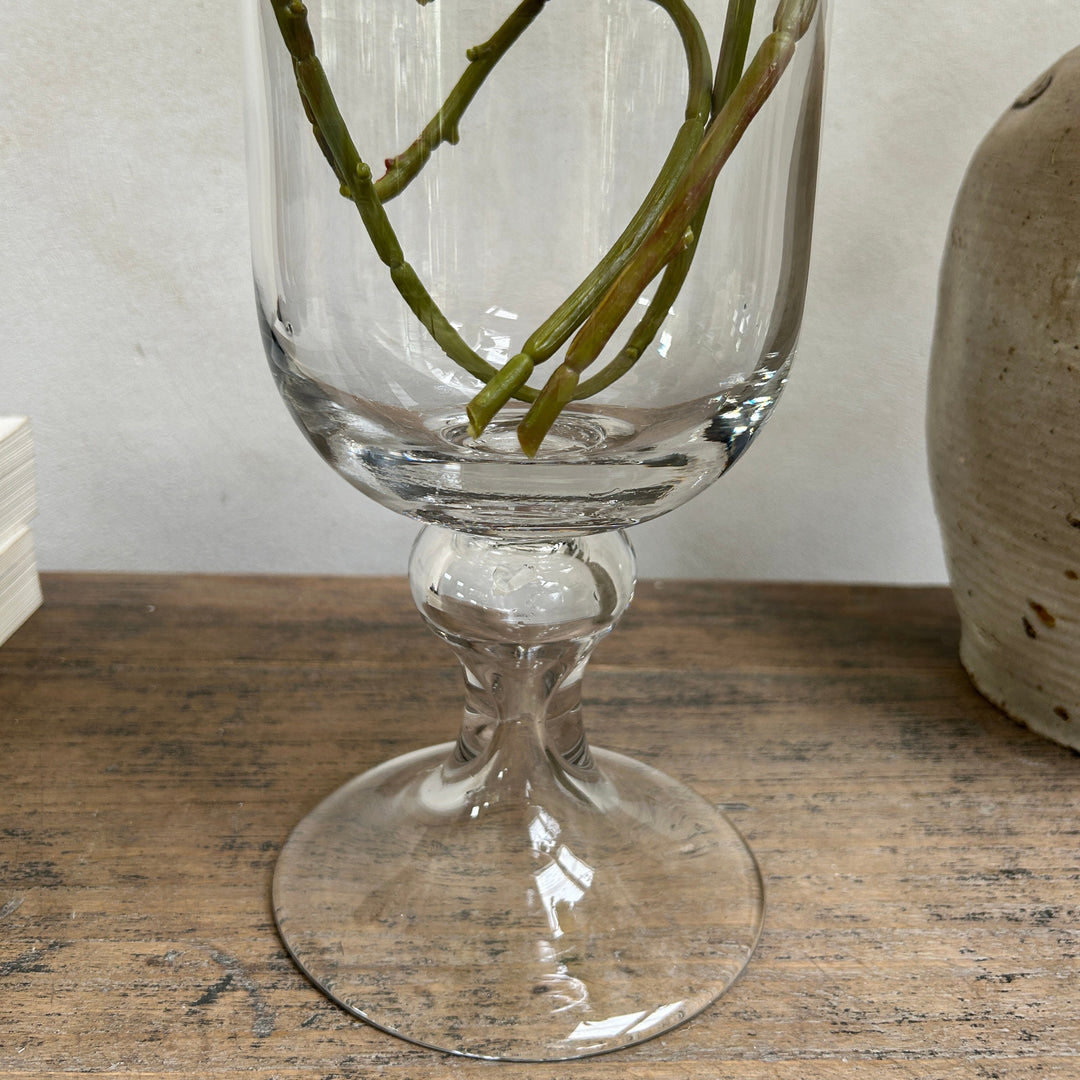 Footed Glass Vase | Adelaide