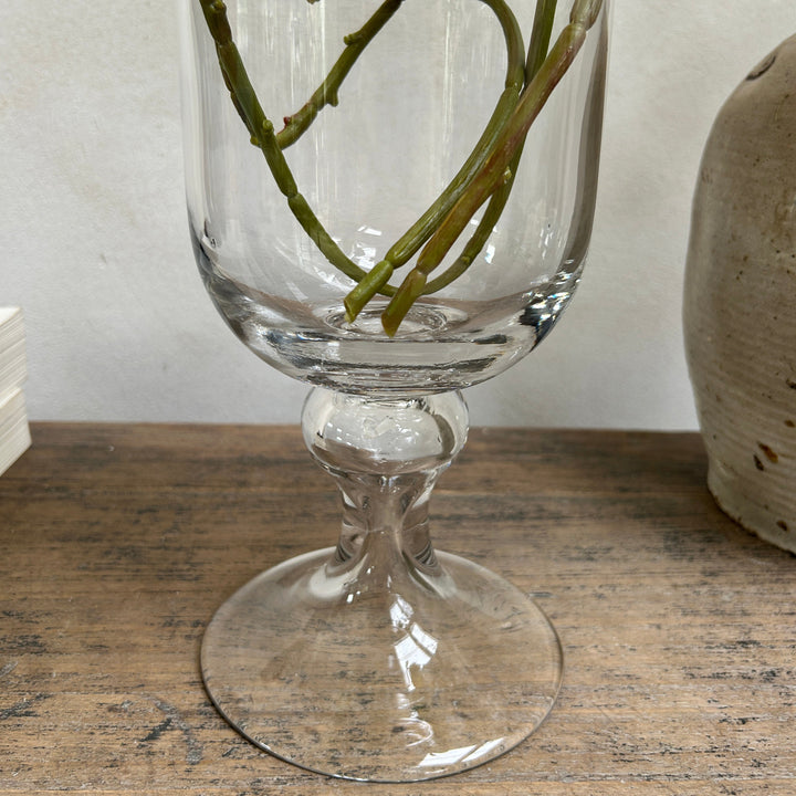 Footed Glass Vase | Adelaide