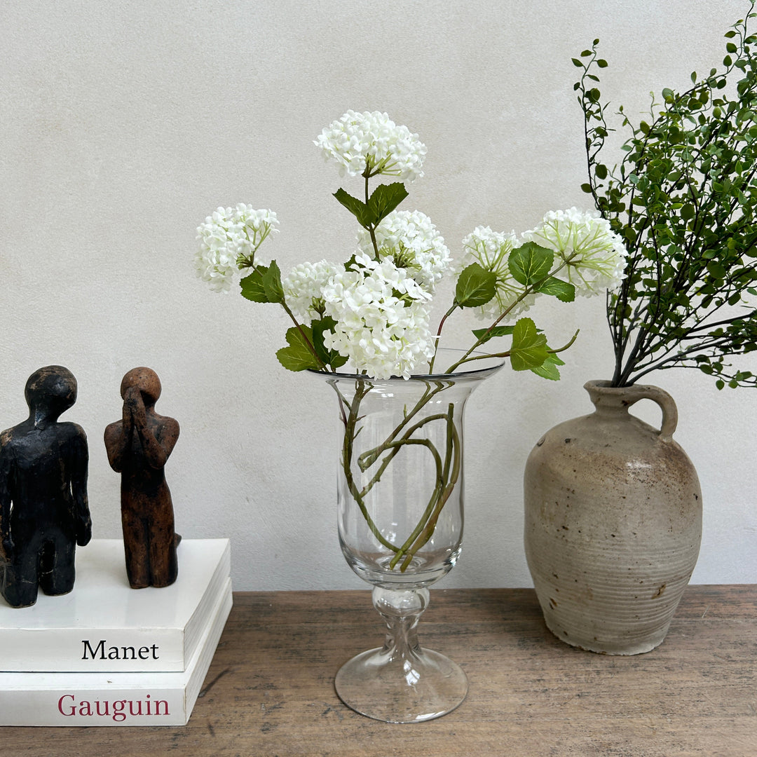 Footed Glass Vase | Adelaide