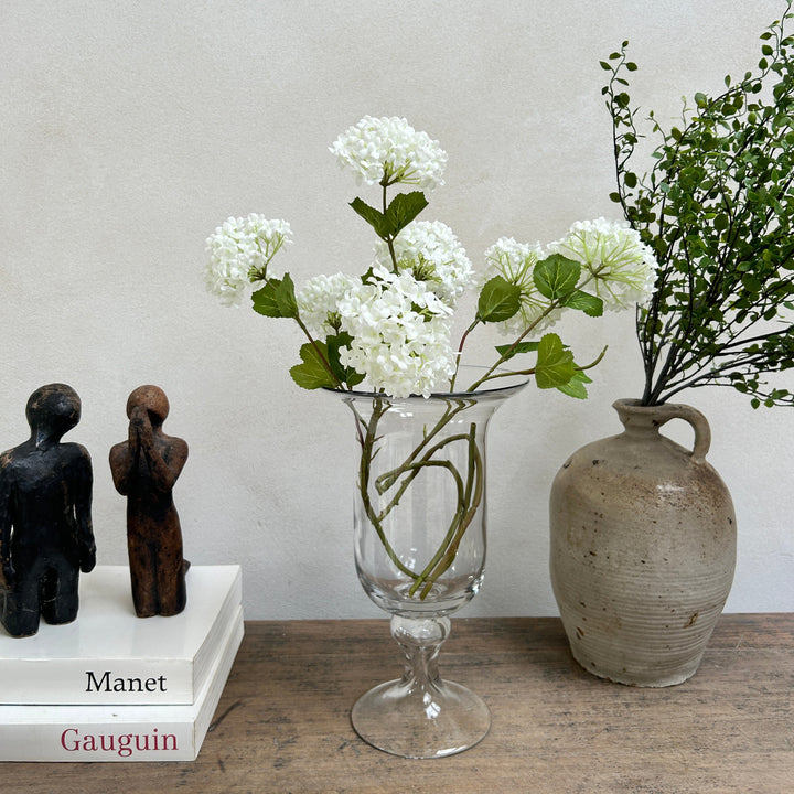 Footed Glass Vase | Adelaide