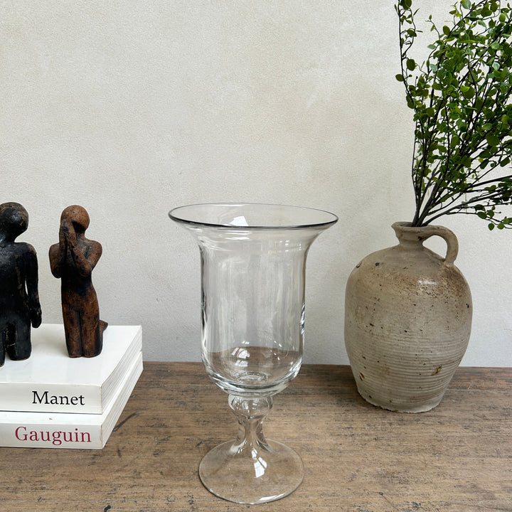 Footed Glass Vase | Adelaide