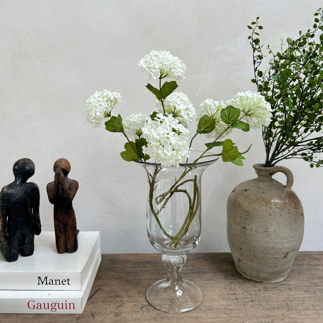 Footed Glass Vase | Adelaide