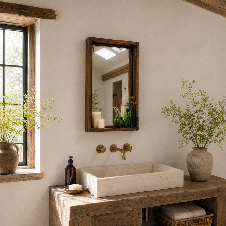 Vintage Printers Tray Mirror | Fran