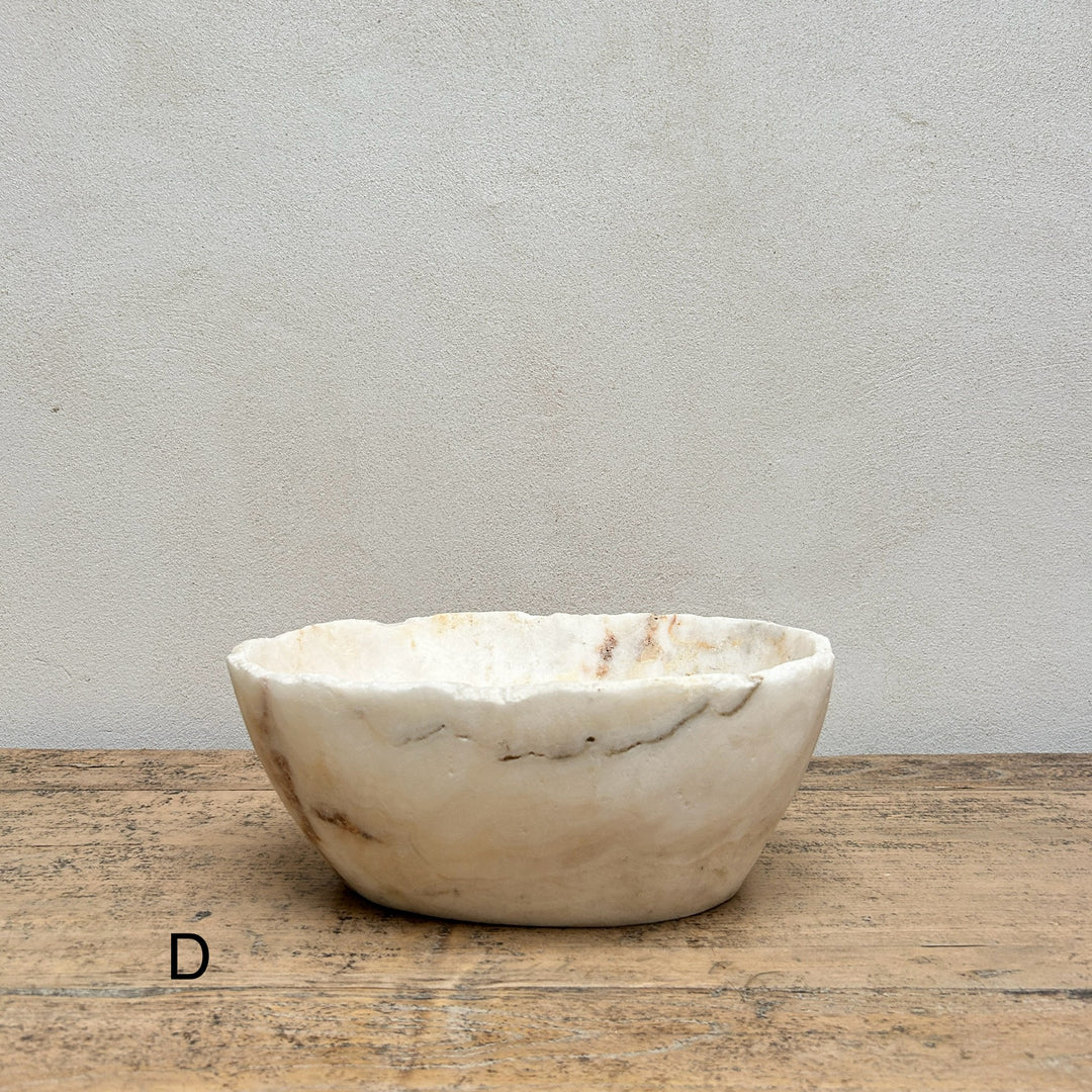Hand Carved Marble Decorative Bowls