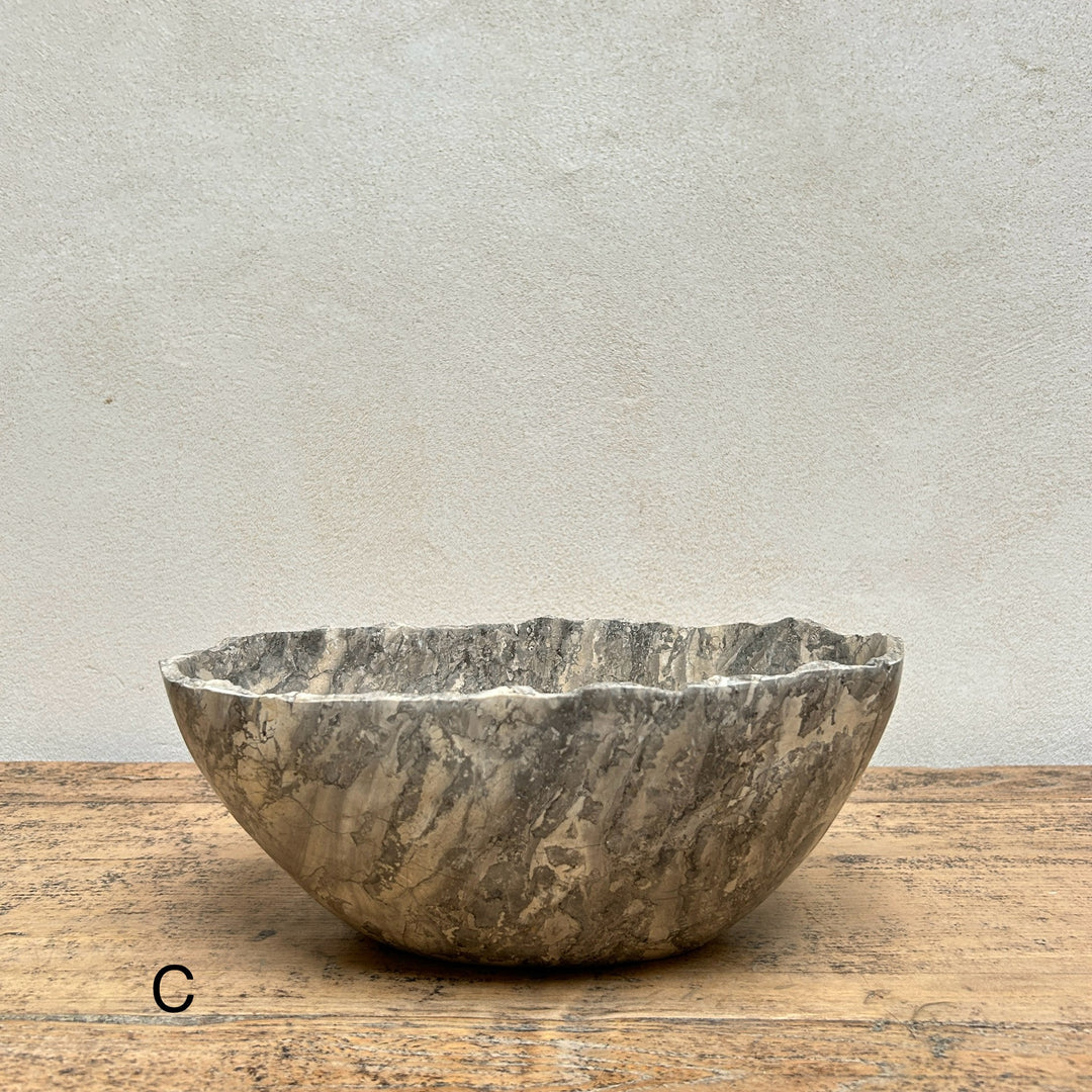 Hand Carved Marble Decorative Bowls