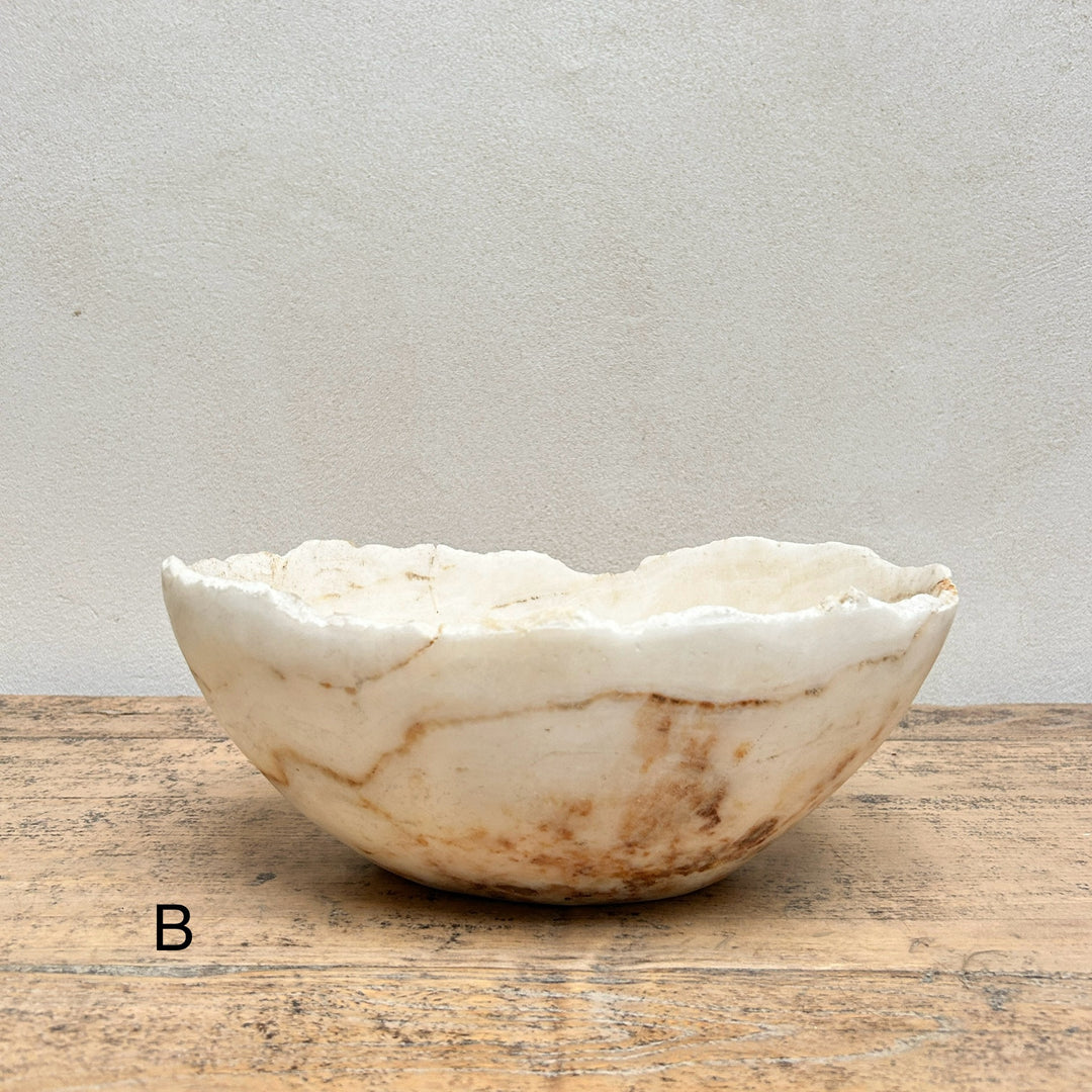 Hand Carved Marble Decorative Bowls