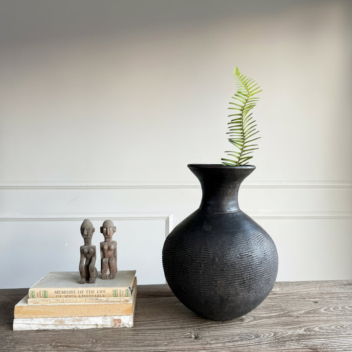 Handcrafted African Pottery Vase | Mossi
