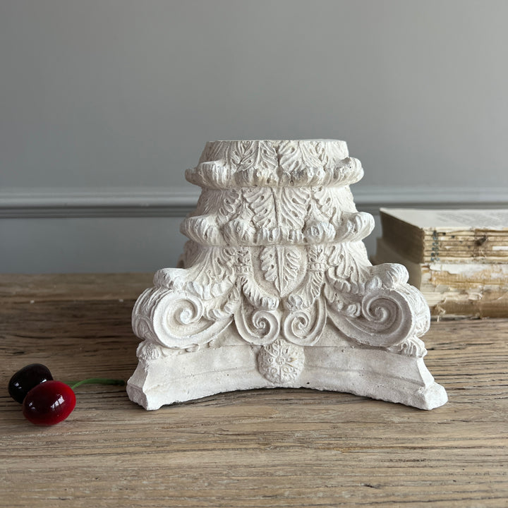 Handmade Plaster Capital Plinth