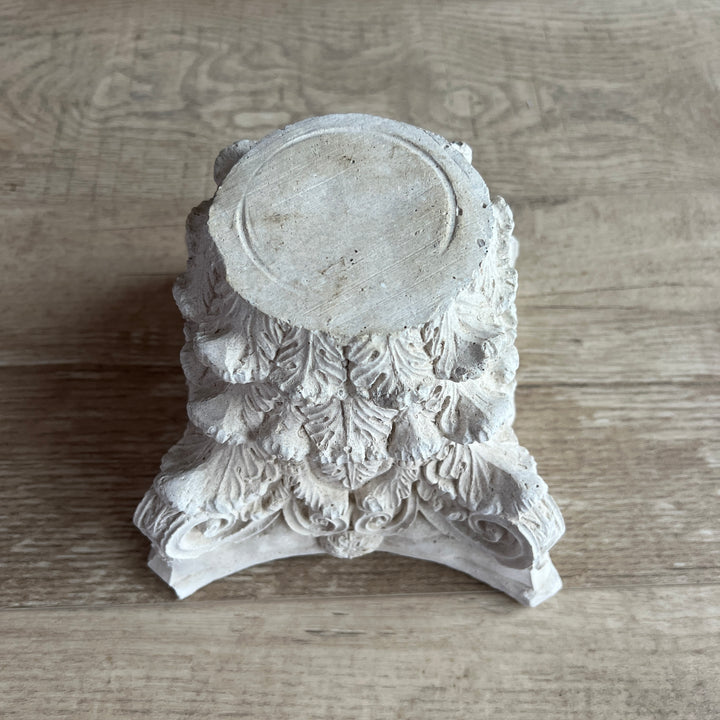 Handmade Plaster Capital Plinth