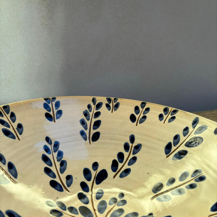 Handmade Stoneware Zahra Salad Bowl