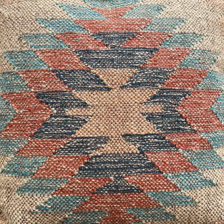 Handwoven Kilim Cushion | Blue