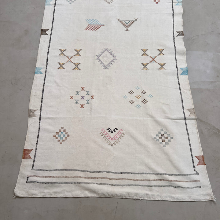 Handwoven Moroccan Cactus Rug Cholla