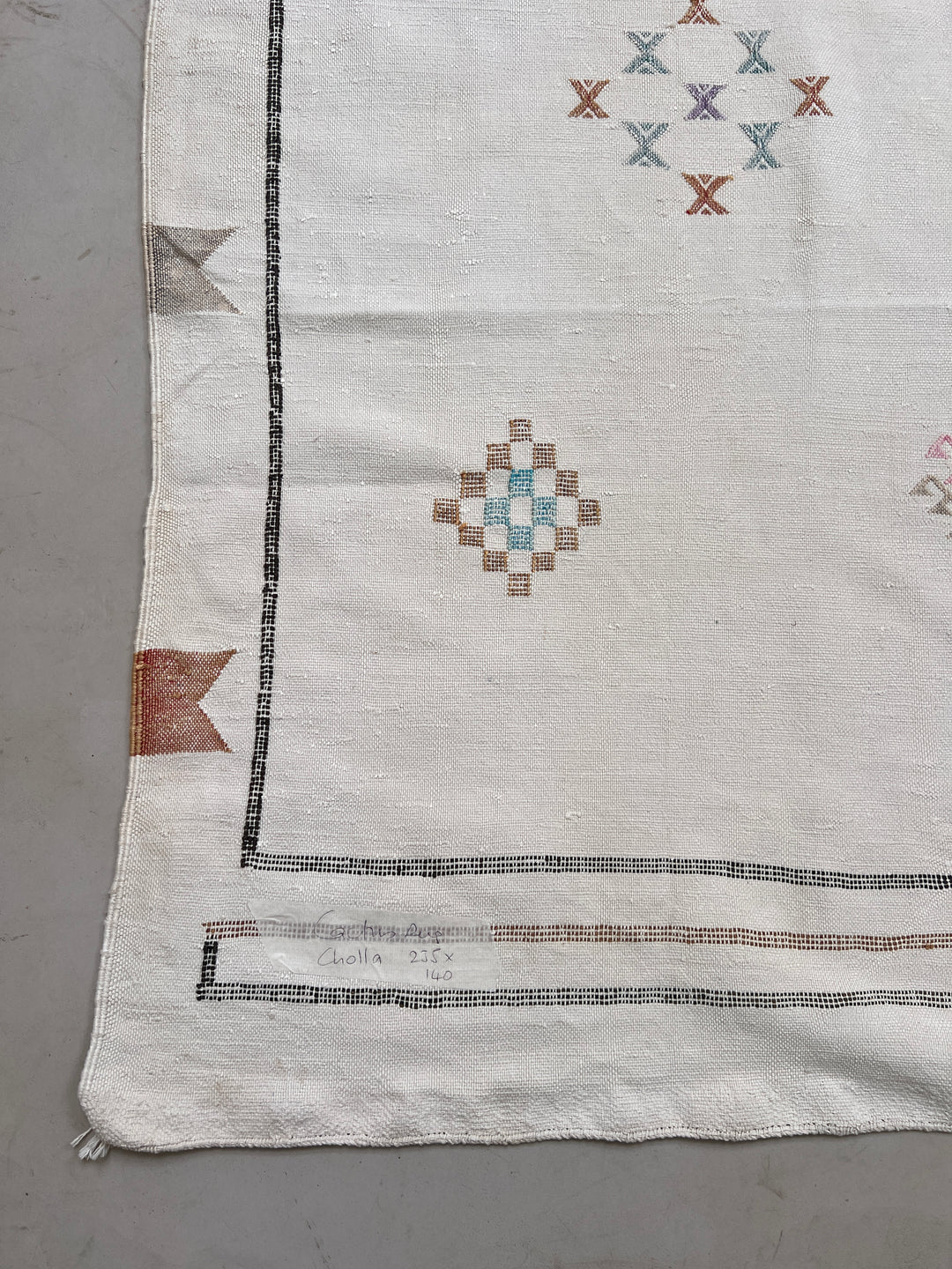 Handwoven Moroccan Cactus Rug Cholla
