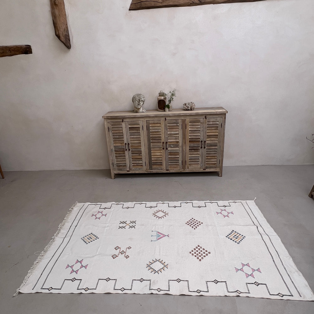 Handwoven Moroccan Cactus Rug Hatiora