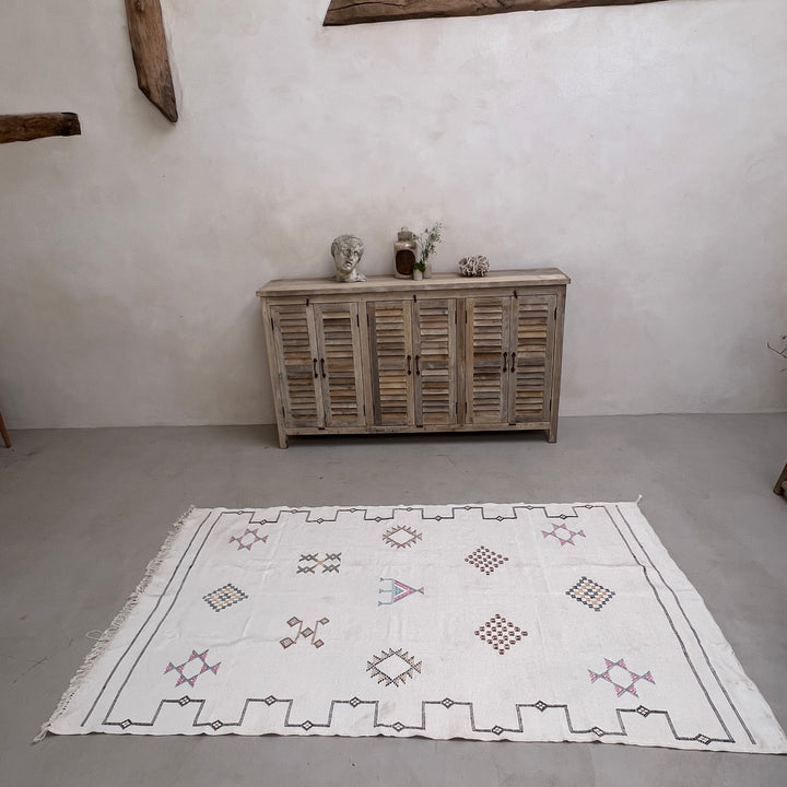 Handwoven Moroccan Cactus Rug Hatiora